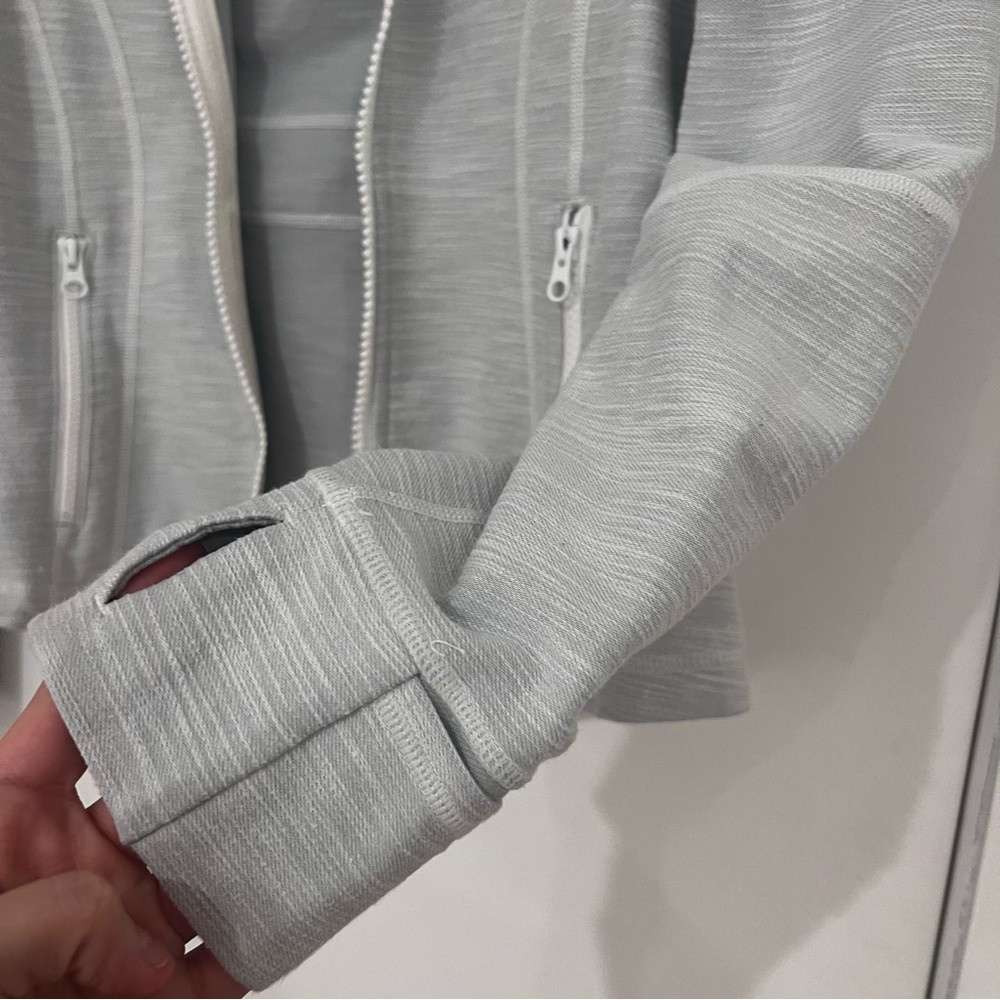 Lululemon Define Full Zip Jacket Heathered Grey - Picture 8 of 9